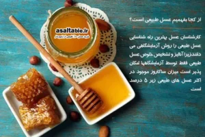 تشخیص عسل طبیعی خام و اصل با امکان تشخیص سریع در فروشگاه عسل طبیعی 